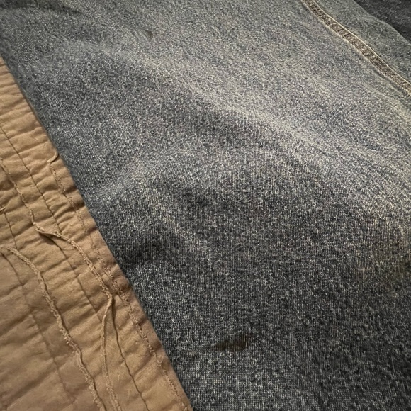 Well worn Carhartt Original Dungarees carpenter jeans 42x32 - Picture 9 of 13